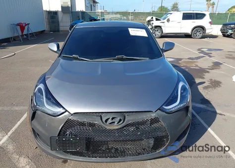 2016 Hyundai Veloster z USA, uszkodzony, nr VIN KMHTC6AD3GU289026